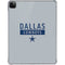 NFL Dallas Cowboys Silver Performance Series iPad Pro 11in (2024) Clear Case